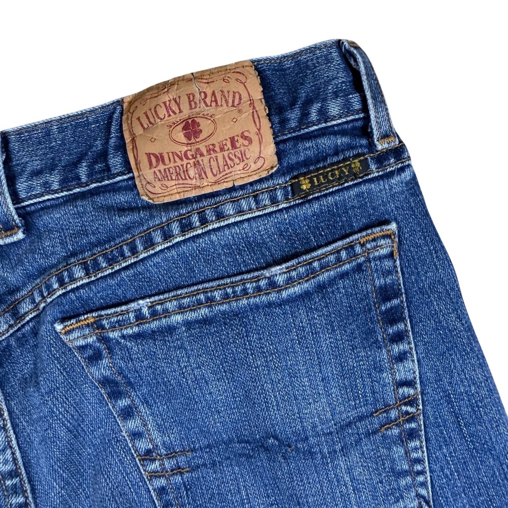 Lucky Brand‎ Dungarees American Classic Flare Jeans Womens Size 12/31 Blue Denim